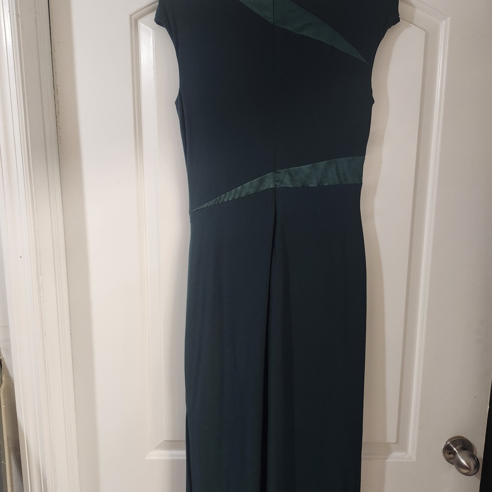 Ralph Lauren Elegant Teal Maxi Dress